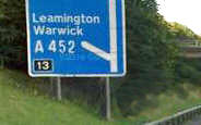 roadsign to Leamington
