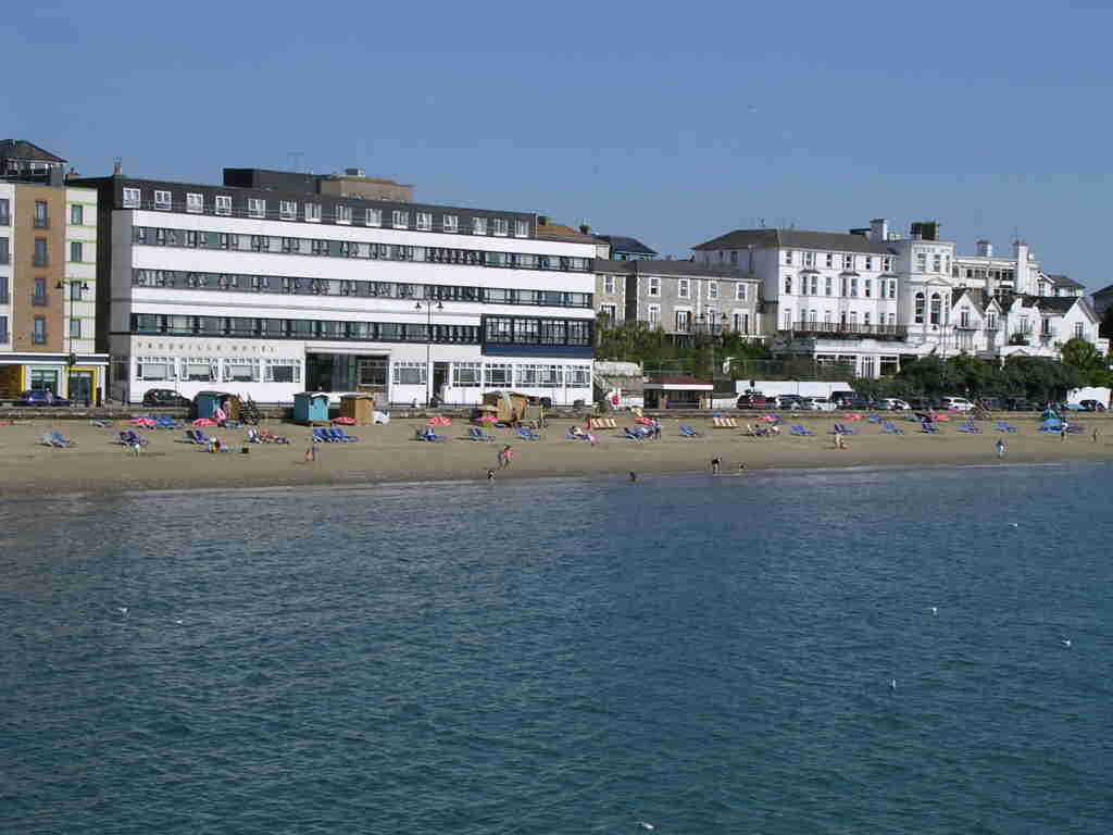 Seaside hotel front
